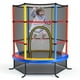 thumbnail image 1 of Costway Trampolín infantil con colchoneta para saltar, trampolín recreativo con red de protección, 1 of 6