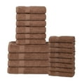 thumbnail image 2 of Superior Franklin 18-Piece Cotton Towel Set, Super Soft Quick Dry Fade Resistant Towels, Latte, 2 of 11
