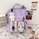 thumbnail image 3 of Mochila Kawaii con Pin Kawaii y Accesorios Mochila Cute Aes, 3 of 4