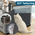 thumbnail image 5 of 7 Colors Cat Scratcher Sofa Protector Cats Scratcher Pad Board Protection Trimmable Self-adhesive Carpet DIY Cat Scratch Mat, 5 of 10