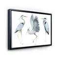 thumbnail image 2 of Designart Heron Birds II FLOAT FRAME WALL ART, 2 of 4