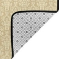 thumbnail image 4 of Area Rugs For Living Room Decor - Damask Beige Tan Brown Soft Anti Slip Throw Washable Rugs 5x7 For Bedroom, Indoor Carpet For Bedroom Living Room 80x58In, 4 of 7