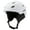 White, variant on Yajisi Adult Ski Helmet Adjustable Snowboard Safety Gear Lightweight Protective Headwear for Winter Sports Outdoor Activities Integrated Warm Padding L Size Black