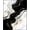 Black, Pattern 3, variant on ODIKA 4'x6' Machine Washable Non-Slip Area Rug, Modern Black Gold Accent Abstract Design White High Traffic Rug, White, 84047