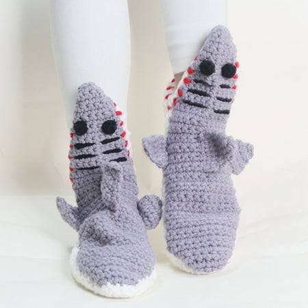 

Qazqa Knit Crocodile-Socks Creative Design Funky Untraditional Modern Knitting Animal Socks Whimsical-Alligator Floor Socks