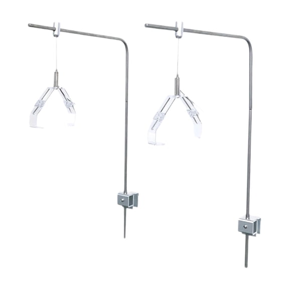 2 Pieces Fish Tank Light Rack Aquarium LED Stand Lamp Bracket Sturdy Aluminum Alloy for Aquatic Plant Growth