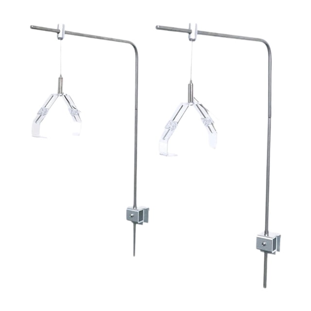 2 soportes de luz para , soporte de iluminación para plantas acuáticas, soporte ajustable para luz de para peces y acuarios.