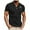 hgg262-Black, variant on Man Casual Slim Fit Short Sleeve Printing Button Short Sleeve Turndown Collar Lapel Collar Shirt Fashion Golf Shirts