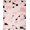 Pink Black, Pattern 2, variant on ODIKA Pink Geometric Abstract Contemporary Interlocking Lattice Maze for Entryway, Kitchen, Mudroom, Stain Resistant Flatwoven