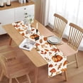 thumbnail image 5 of Pumpkin Mushroom Fall Table Runner, 13 x 72-Inch Autumn Leaves Harvest Thanksgiving Table Decor for Kitchen, Dining Room, Mantel and Farmhouse Party, 5 of 6