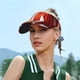thumbnail image 5 of Balery Red Leaf Flame Fox Gorra deportiva con visera ajustable para mujer y hombre (talla única), 5 of 7