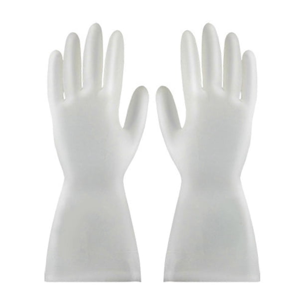 2024 Kitchen Cleaning Gloves Waterproof PVC Household Cleaning Gloves Reusable Non Slip Washing Gloves for Washing Dishes Furniture L