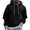 Black, variant on 2026 Happy New Year Roy Pullover Hoodie Unisex Casual Long Sleeve Printed Sweatshirt Kangaroo Pocket Drawstring Hood Black L
