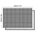 thumbnail image 6 of Black White Diamond Checkered Pattern Summer Placemats Table Placemats Set Of 4-Linen Kitchen Washable Placemats Table Mats 11.8"x17.7" Non-Slip Heat Resistant, 6 of 6