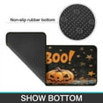 thumbnail image 6 of Night Ghost BOO Evil Pumpkin Halloween () Kitchen Rugs Sets Of 2 Kitchen Mats for Room Farmhouse-Non-Slip Sink Mats Home Decor Doormat (17x47in+30x17in), 6 of 7