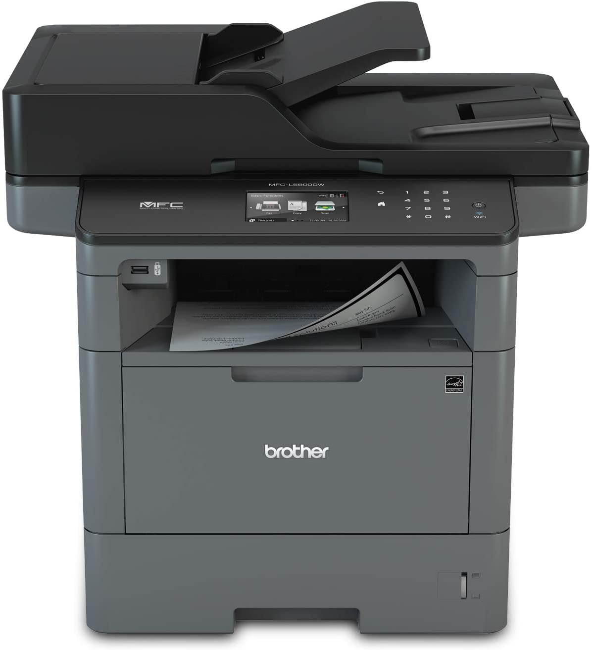Brother Monochrome Laser Printer, Multifunction Printer, AllinOne
