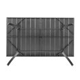 thumbnail image 4 of IVV Patio Dining Table Outdoor Steel Rectangular Table with Umbrella Hole and Storage Mesh Shelf, 59.06"L x 35.43"W x 29.53"H - Black, 4 of 5