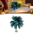 thumbnail image 1 of Ostrich Feather Table Lamp, 30PCS Feathers 3 Color Dimming Cordless USB Rechargeable Touch Control Desk Night Light, Modern Decorative Bedside Lamp Bulb Included For Bedroom Living, 1 of 8