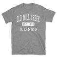 thumbnail image 1 of Old Mill Creek Illinois Classic Established Men's Cotton T-Shirt, 1 of 1