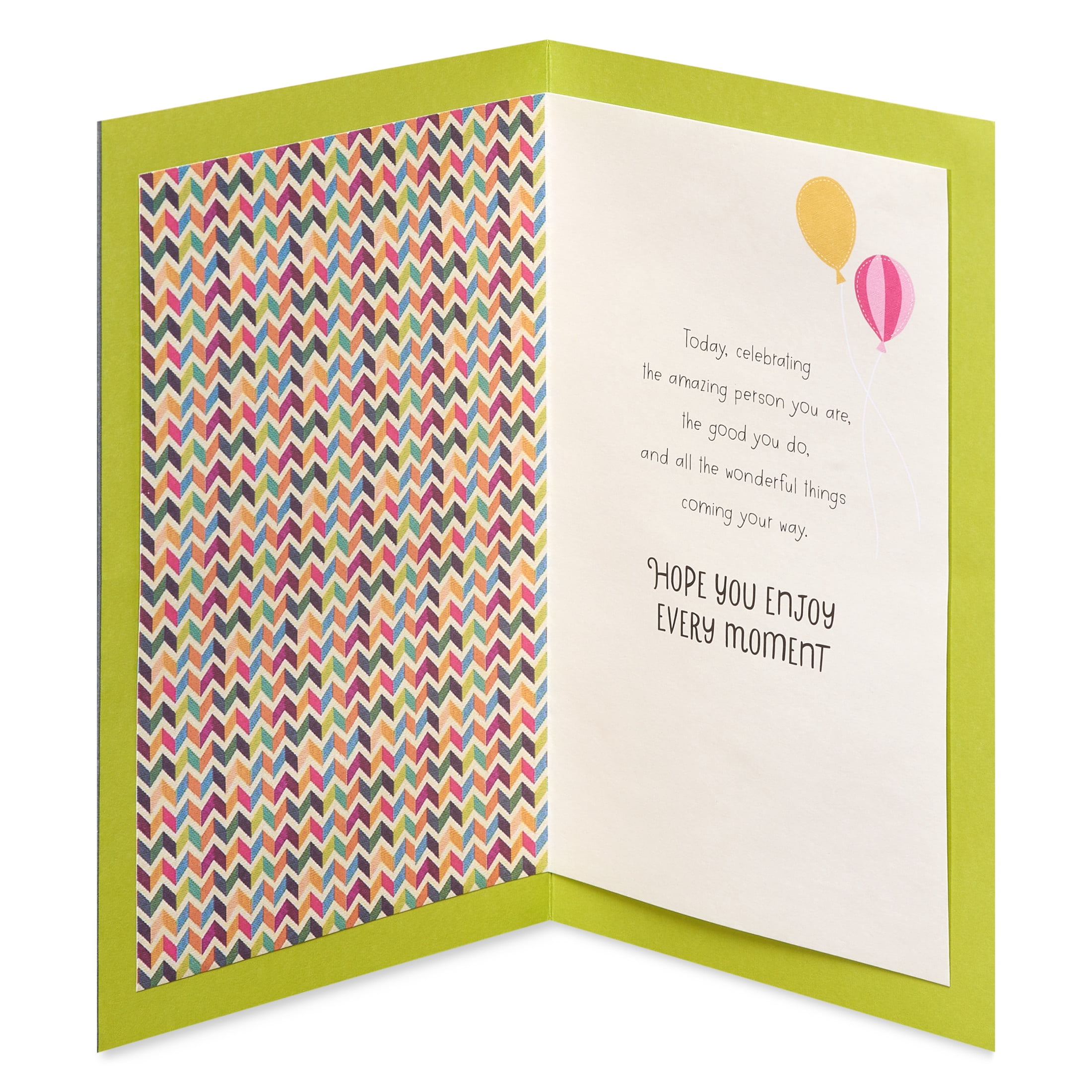 American Greetings Birthday Card for Anyone (Wonderful Things)