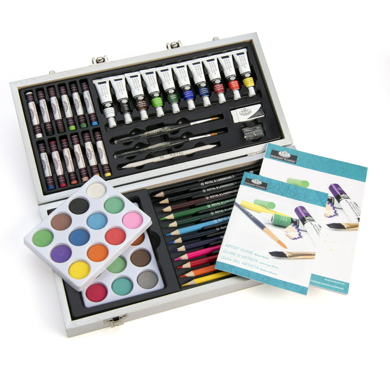 Royal & Langnickel Essentials Ten-Well Oval Plastic Artist Paint Palette
