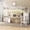 White, variant on Loft Bed with Stairs and Wardrobe, Full Size Metal Loft Beds Frame with L-Shape Desk and LED Lights, Loft Bed Full with USB Charging Station, Gaming Loft Bed No Box Spring Needed-White