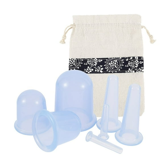 Cupping Therapy Sets Silicone Anti Cellulite Cup Vacuum Suction Massage Cups Facial Cupping Sets