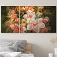 thumbnail image 3 of wall26 Canvas Print Wall Art Set Paint Stroke Blooming Daisies and Roses Floral Nature Illustrations Modern Art Rustic Scenic Relax/Calm Wilderness for Living Room, Bedroom, Office - 16"x24&quot, 3 of 5