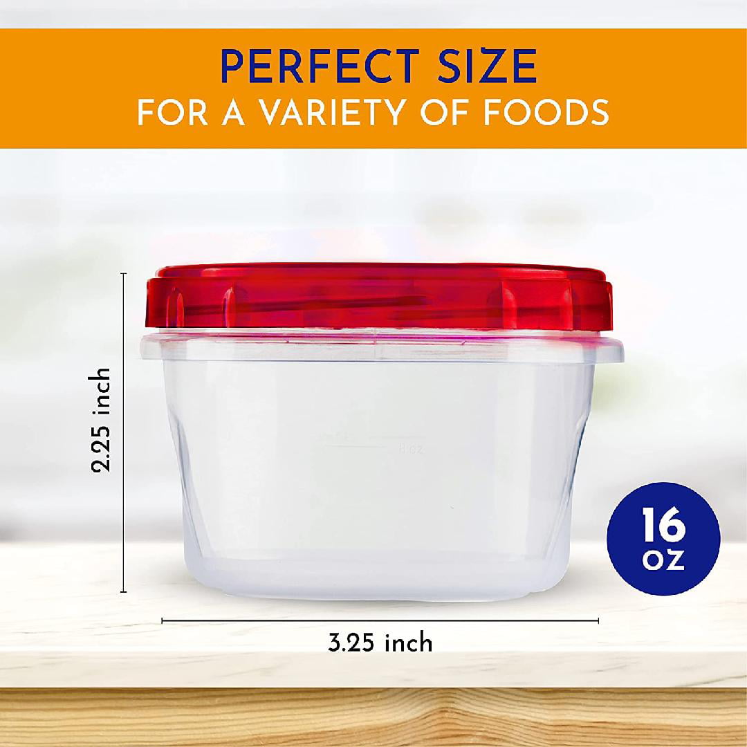 36 Pack Freezer Storage Containers with Lids, Reusable Twist Top Containers  for Soup, Round Wide Mouth Lunch Jars, Freezer Deli Containers (8 oz)