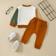 thumbnail image 4 of LUOGENLI Girls Summer Outfits Size 10-12 Baby Unisex Spring Summer Cotton Ribbed Short Sleeve Striped Shorts Outfits Clothes Girls Summer Outfits Size 7-8 12-18 Months, 4 of 7