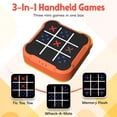thumbnail image 3 of Consola de juegos de rompecabezas portátil Tic Tac Toe Bolt, 3 of 7