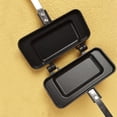 thumbnail image 6 of Double Sided Sandwich Pan - Dual-Sided Non-Toxic Non-Stick Coating Aluminum Pan For Even Heat Distribution & Easy Cleaning - For Home Kitchen Breakfast, Grilling Toasting, 6 of 8