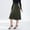 *Green, variant on ClodeEU Women High Waist A line Flared Midi Skirt, Elegant Knee Length Skirt for Office and Casual Brown,Womens Plus L