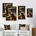 thumbnail image 4 of Designart Cat Wearing Clothing I Canvas Wall Art, 4 of 5