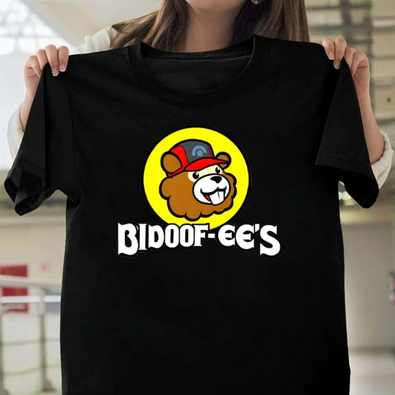 Bidoof-ee's Funny Parody Cartoon Creature Crossover Unisex T-Shirt, Meme Fan Gift V113086, Up to Size 5XL