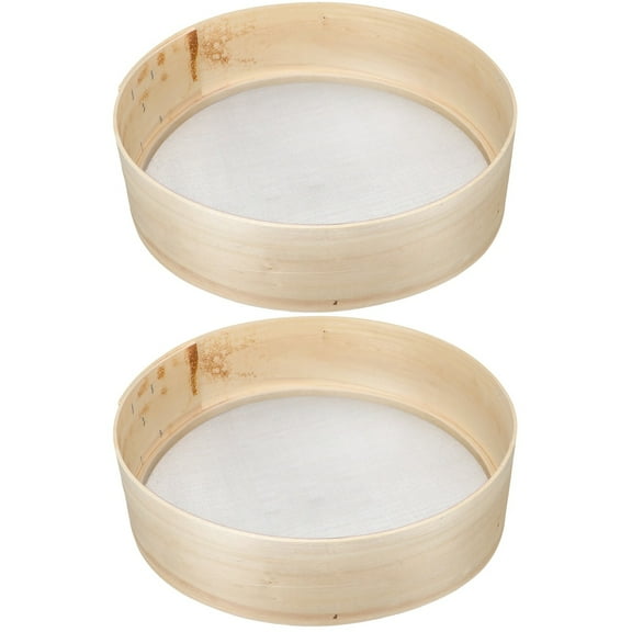 FOMIYES Flour Sifter 2Set For Baking Tool Home Use 12x11.4in