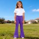 thumbnail image 5 of Trajes de Pantalones de Boda Niñas Pequeñas Leggings Enganchadas Pantalones Sólidos de Elasticidad Lindos para la Fiesta Casual Daily, 5 of 9
