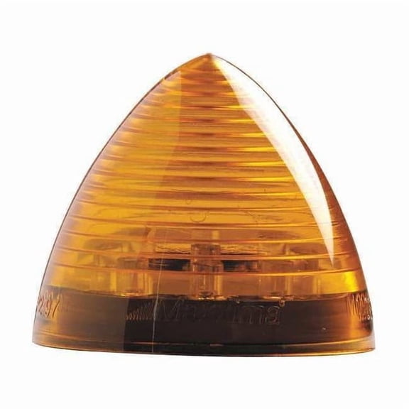 Maxxima LED Marker Light,Amber,1-3/4" D M09105Y