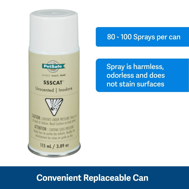 PetSafe SSSCAT Spray Pet Deterrent Motion Activated Pet Proofing Repellent for Cats Dogs