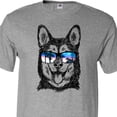 thumbnail image 4 of Inktastic Siberian Husky Sketch Portrait with Sunglasses T-Shirt, 4 of 5