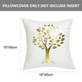 thumbnail image 3 of Unique Bargains Printed Couch Modern Square Decorative Throw Pillow Cover, 18" x 18", #8, 3 of 7