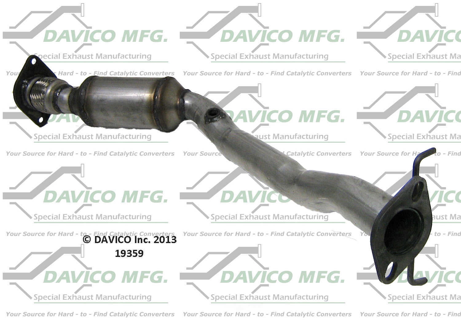 Davico Mfg 49359 Dealer Alternative Direct-Fit Catalytic Converter