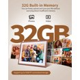 thumbnail image 4 of Frameo 10.1 Inch Digital Picture Frame 32GB Black New, 4 of 5