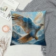 thumbnail image 2 of Orinice Bird Wings Mountains Graphic Decorative Cushion Throw Pillow Cover for Home Couch Living Room Bed Sofa Square Printed on Both Sides 1PC 12x12in, 2 of 5