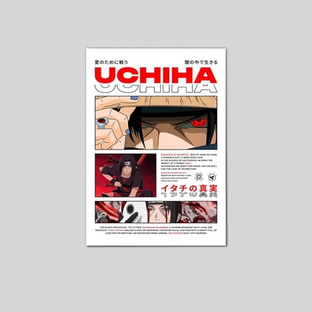 Naruto: Itachi Uchiha Manga Poster Size 24''x36'' Googate
