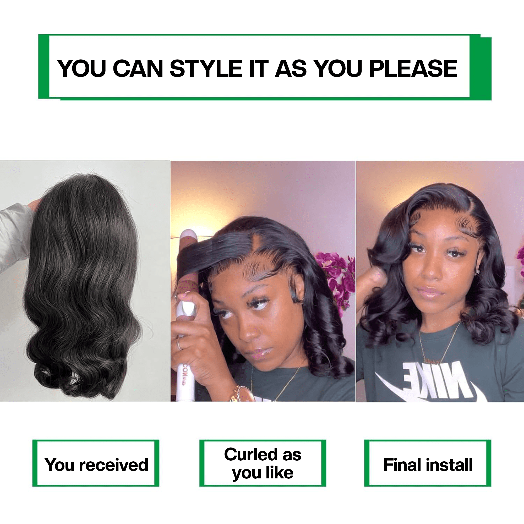 Morovan 17-Inch Black Bob Wig with Bangs for Women, Shoulder-Length Smooth Synthetic Hair, Natural Everyday Style