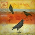thumbnail image 2 of Donharl, Margaret 12x12 White Modern Wood Framed Museum Art Print Titled - Crow Crossroads, 2 of 4