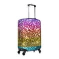 thumbnail image 3 of Balery Glitter Rainbow Luggage Cover Protector, Scratch And Dirt Resistant, Fits 18-32 Inch Luggage - X-Large, 3 of 9