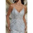 thumbnail image 6 of May Queen MQ2060 Juniors Womens Sheer Sleeveless Glitter Homecoming Dress, 6 of 7