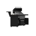 thumbnail image 4 of Forno All’Aperto 62,600 BTU BBQ, 3 Stainless Steel Burners, Infrared Burners, Sink Module, Black Sintered Stone Countertops, Bar and Beverage Center, 4 of 15